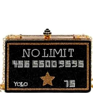 No limit Rhinestone clutch